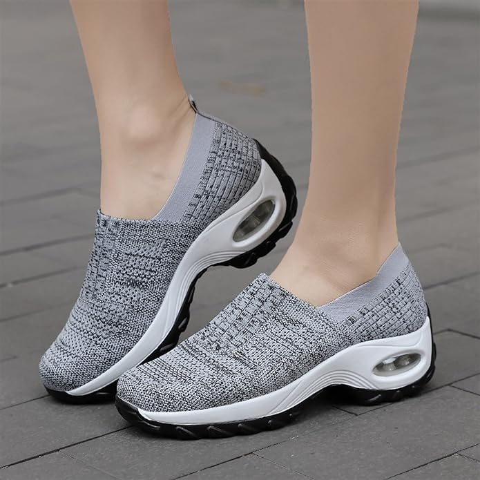 WOMEN'S AIR GO-WALK COMFY PLATFORM SNEAKERS (Copy)