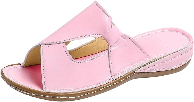 WOMEN CASUAL SUMMER COMFY SLIP ON SANDALS 2024