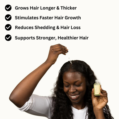 Amahle Natural Hair Growth Oil - GROW YOUR HAIR OR GET YOUR MONEY BACK