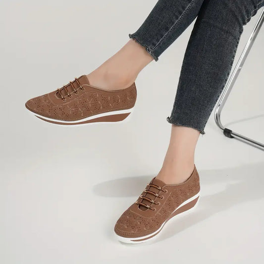 LAYLA™ CASUAL LOW TOP WEDGE  SNEAKERS