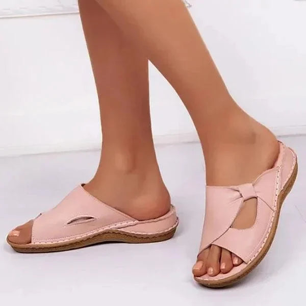 WOMEN CASUAL SUMMER COMFY SLIP ON SANDALS 2024