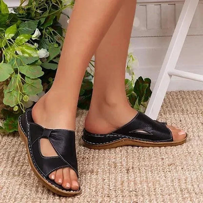 WOMEN CASUAL SUMMER COMFY SLIP ON SANDALS 2024